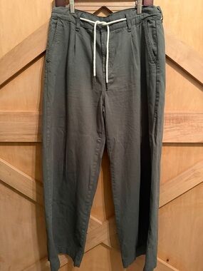 Old Navy Olive Green Drawstring Chinos